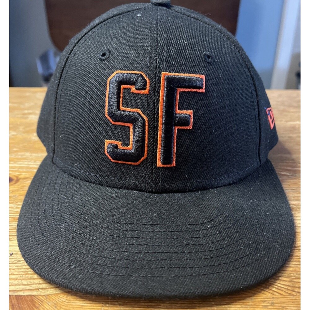San Francisco Giants Hat Fitted New Era 59Fifty Size 7 3/8 S.F. SF Initials MLB - Picture 1 of 9